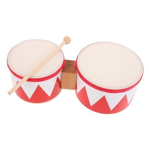 Alasum 1 Satz Kindertrommel-Set Für Kleinkinder, Handschlaginstrument, Musikspielzeug, Trommel Für Kinder, Hölzernes Rhythmusinstrument Für Vorschul-Handtrommel Für Kinder von Alasum