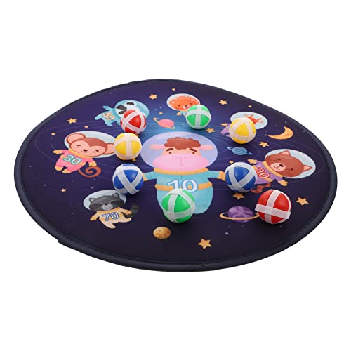 Alasum 1 Satz Klebriger Ball Dartscheibe Wurfspiel Aktivitätsspielzeug Für Kinder Werfendes Spielzeug Dartscheibe Für Kinder Spielzeug Mit Klebrigen Bällen Violett Stoff von Alasum