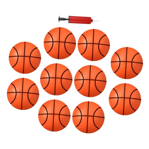 Alasum 1 Satz Kleiner Basketball Kleinkindspielzeug Mini aufblasbare Basketbälle pufferball PVC-Spielzeugball Basketbälle mit rutschfestem Design Spielzeug für Kleinkinder Plastik von Alasum