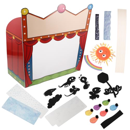 Alasum 1 Satz Lehrmittel Für Schattenpuppen Handpuppenmodell Schattenmarionette Fingerpuppen Handpuppenbewegung Schattenfiguren Für Kinder Kindermarktstand Puppentheater Für Kinder Papier von Alasum