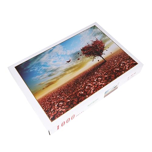 Alasum 1 Satz Lustiges Puzzle-Spielzeug 3D-Puzzles Papierpuzzle-Landschaft Puzzle-Spielzeug Für Kinder Denksport-rätsel Zum Selbermachen DIY-malpuzzle 1000 Landschaftspuzzle Kinderpuzzle von Alasum