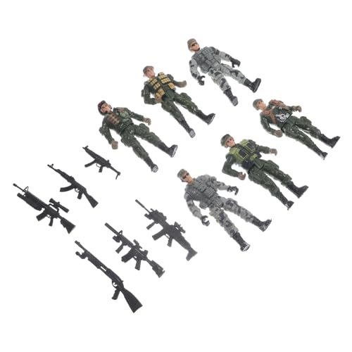 Alasum 1 Satz Militärsoldatenmodell Figuren Spielzeug Soldaten-Spielzeug Soldaten Spielzeug Spielzeug-Soldaten Figuren für Kinder winzige Soldatenmodelle Minifigur Plastik von Alasum