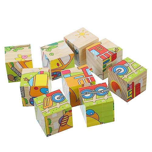 Alasum Holzpuzzle Kinder Kinder Puzzle 1 Satz Puzzle- Aus Holz Lernpuzzlespielzeug Kinderspielzeug Holzpuzzles Für Pädagogisches Puzzlespielzeug Holzpuzzle Für Puzzle- Für Hölzern von Alasum