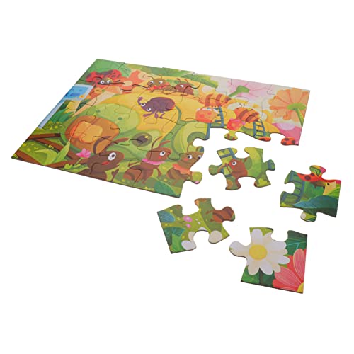 Alasum 1 Satz Puzzle für rätselbuch kinderpuzzle Puzzle für Vorschulkinder laubsägen für Puzzlespiel für kinderga Vorschulspielzeug Papierpuzzle Katzenrätsel von Alasum