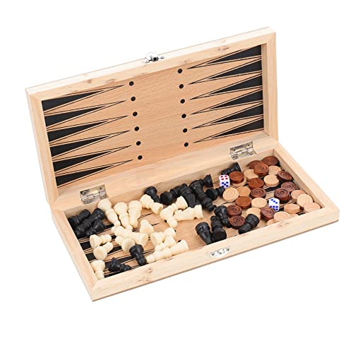 Alasum 1 Satz Schachset Brettspiele Kinderspiele Schachbrett Dame Brettspiel Schachtisch schachspiel kinderschachspiel Chess Pieces Westschach Westschach aus Holz hölzern von Alasum