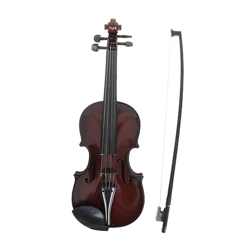 Alasum 1 Satz Simulierte Geige Geigen-Display-Modell Mini-Musical Vitrinenmodell Der Violine Miniatur-geigenfigur Kinder Musikinstrument Spielzeuggeige Für Kinder Black Abs von Alasum