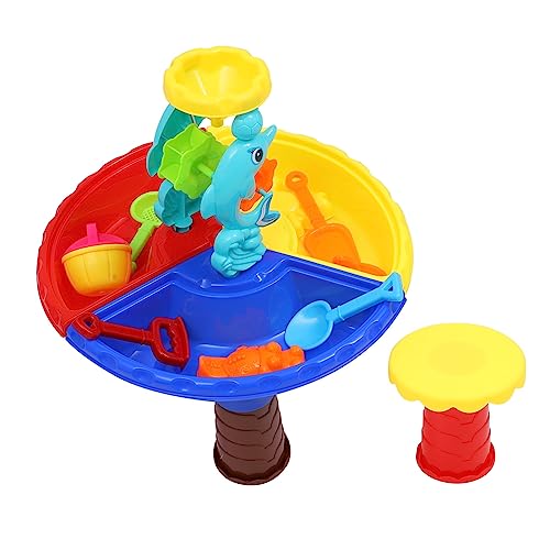 Alasum 1 Satz Strandtisch für Kinder Denksportspielzeug Grundwasserspiegel Spaß sandtisch für Kinder Children's Sand Table Lernspielzeug für Kinder Sandtischspielzeug Plastik von Alasum