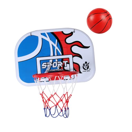 Alasum 1 Satz Wandhängender Basketballständer Mini-Basketball Basketballkorb Blue von Alasum