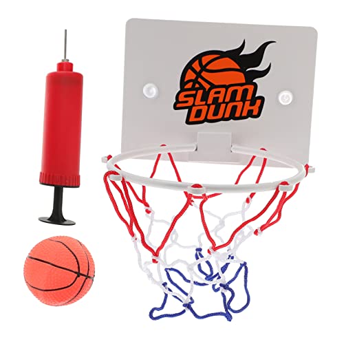 Alasum 1 Set Basketballnetz Spielzeug Basketballkorb Wandmontage Mini Basketballkorb Für Tür Wandmontage Basketballkorb Outdoor Spielset Badewannenbälle Für Jungen Bunt von Alasum