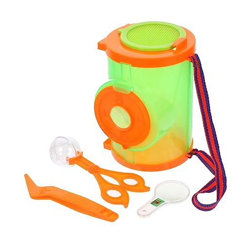 Alasum 1 Set-Box Musterbox Pflanzen für Kinder Outdoor-Pflanzen Werkzeuge für Kinder Fänger Kinderpinzette Spielzeug für Kinder kinderspielzeug Probenvitrine Insekten-Display-Kit Plastik von Alasum