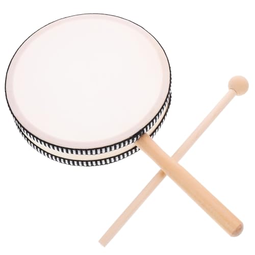 Alasum 1 Set Kinder Handtrommeln Hand Percussion Spielzeug Handtrommel Percussion Spielzeug Handtrommel Instrument Musikinstrumente Schlaginstrumente Handtrommel Für Kinder Holz von Alasum