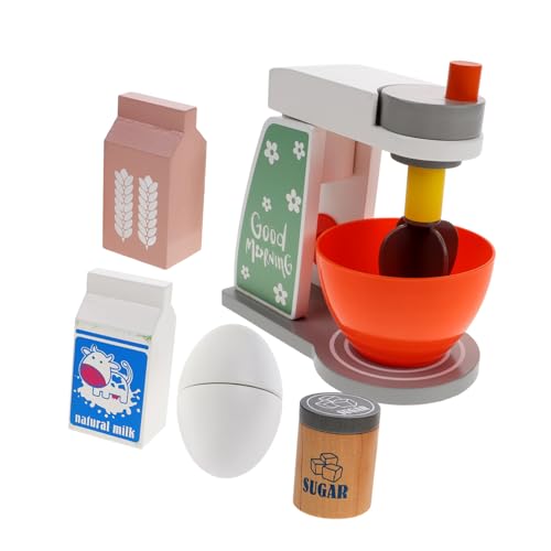 Alasum 1 Set Kindermixer Spielzeug Küchengeräte Miniatur Puppenhaus Küchenzubehör Spielzeugmixer Spielset Kinder Rollenspielspielzeug Rollenspiel Kaffeemaschine von Alasum