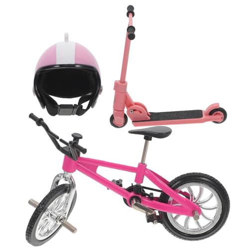 Alasum Deko Fahrrad Klein 1 Set Miniatur Fahrradhelm Für Puppenhaus Mini Fahrrad Modell Zur Dekoration Im Büro Oder Zuhause Fahrrad Und Scooter Helm Für Kreative Miniaturszenen Fahrrad Miniatur von Alasum