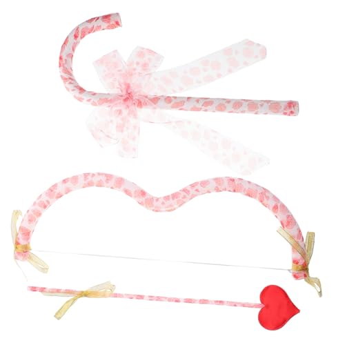 Alasum 1 Set Romantisches Amor Schleifen Set Für Valentinstag Amor Kostüm Set Für Cosplay Partys Und Dekorationen Motto Party Requisiten von Alasum