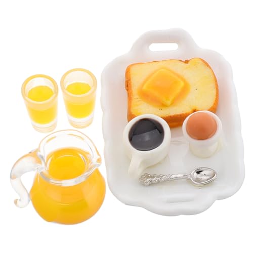 Alasum Puppenhaus Miniatur Lebensmittel Spielzeug Set Realistische Brot Laib Mini Tasse Für Küche Spielen Decor von Alasum