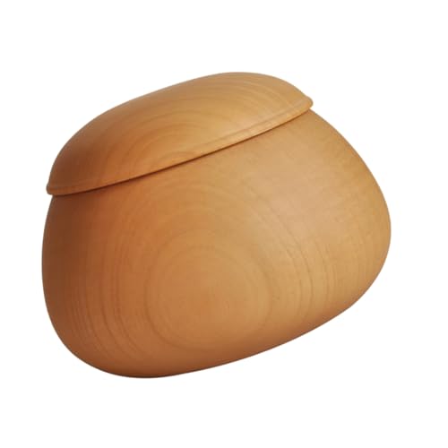 Alasum 1 Stück Jujube Wood Go Glas Brettspiel Bits Schalen für den Schachraum Dekorative Holzbox Bonbon Aufbewahrung Schachbrett Aufbewahrungsflaschen aus Holz Holzkrug von Alasum