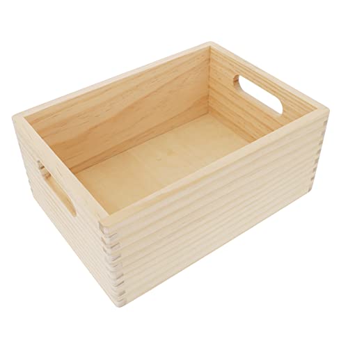 Alasum 1 Stück Küchenaufbewahrungsbox aus Holz geschirrset kinderküche Kitchen Set for küchenzubehör küche pädagogisches Hausrequisite hölzern von Alasum