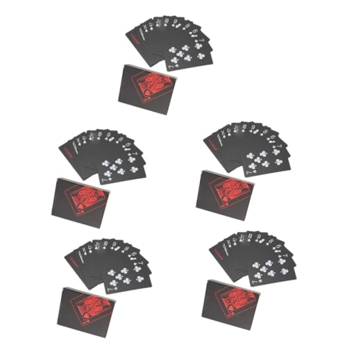 Alasum 10 Kisten Pokertisch Kartenspielen plastikkarten spielwaren draußen Poker Deck spielzeuge unterhaltsame Karten Rechteckkarten nach Hause Brettspiele- Pokerspiel für Party von Alasum