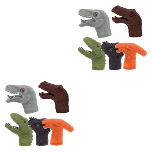 Alasum 10 STK Dinosaurier-Fingerpuppe Kinderspielzeug Interactive Toys spielsachen für Kinder Kid Toys Kleinkindspielzeug Spielzeuge Fingerpuppen Tierfiguren Fingerspielzeug weiches Gummi von Alasum