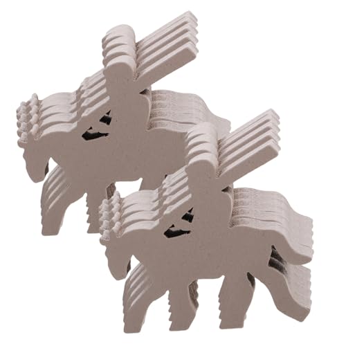 Alasum 10 Stück Schwertkämpfer-Schachfiguren Schachbrett Brettspielzubehör Klein Schachfiguren Brettspiel Zubehör Schachliebhaber Tischmarker Schach für Brettspiel Holz Light Grey von Alasum