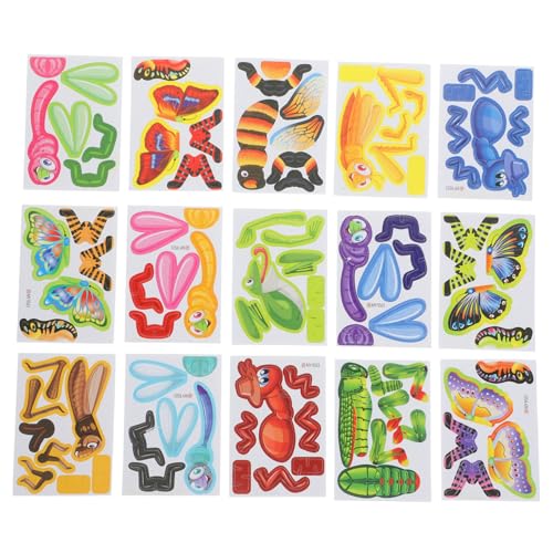 Alasum 100 STK pädagogisches Puzzlespielzeug Kinder Puzzle Toys Lernspielzeug Partyspielzeug Schaumstoff-Puzzle Puzzle für Kinder Kinderspielzeug interaktives Puzzle 3D-Puzzle-Spielzeug von Alasum