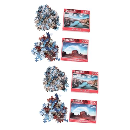 Alasum 1000 Stück 2 Rätsel Papierrätsel Erwachsene Puzzle Berühmte Malrätsel Lernspielzeug Für Kinder 500 Rätsel Für Berühmtes Kunstpuzzle Puzzle Für Kinder Puzzle Für Erwachsene von Alasum