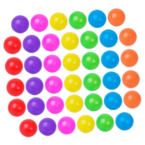 Alasum 100st Meeresball Kinderspielzeug Bälle Runde Boxenkugel Runde Grubenkugeln Grubenbälle Aus Kunststoff Gruben Bälle Spiel Ozeanbälle Colorful Plastik von Alasum