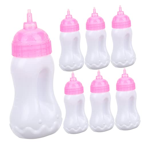 Alasum 10St Nuckelflasche Babypuppenflasche Saftflaschen für Babypuppen Spielzeugpuppe für kinderspielzeug Puppensaftflaschen Mädchen Puppenflaschen Sport von Alasum