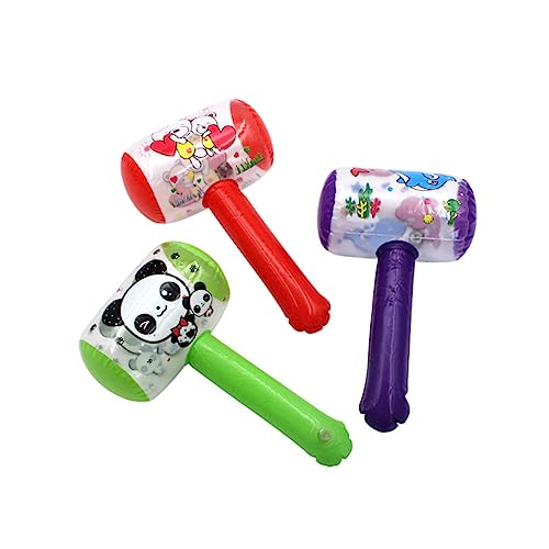 Alasum 10St aufblasbare Hämmer Quietschender Hammerhammer aufblasbarer Cartoon-Hammer Krachhammer hammer aufblasbar outdoorspielzeug Spielzeughämmer Hämmer aufblasbares Spielzeug Colorful von Alasum