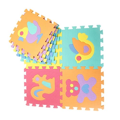 Alasum 10st Eva Spielmatte Bodenpuzzle Für Kinder -übungsspielmatte Boden Matte Ineinandergreifende Fußmatten Gym Bodenmatte Kinder Spielkissen Für Kleinkinder Puzzlematte von Alasum