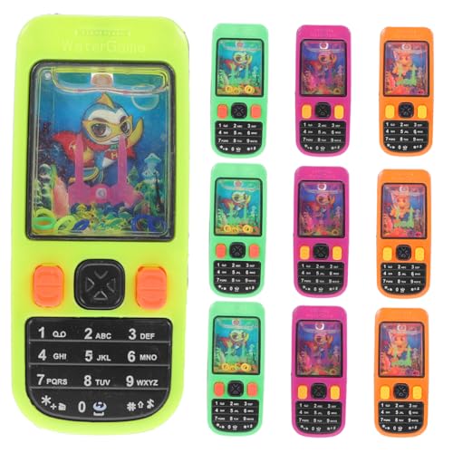 Alasum 10st Handy-Ring-wassermaschine Handy Für Kinder Klassisches Spielzeug Kinder Telefon Gefälligkeiten Für Geburtstagsfeiern Kinder Handys Tragbares Wasserspiel Plastik von Alasum