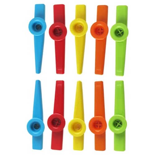 Alasum 10st Kazoo Musikspielzeug Schlaginstrument Spielzeug Spielset Klavier Spielzeug Spielzeuge Mundinstrument Ukulele-Partner Pädagogisches Spielzeug Begleitinstrumente Plastik von Alasum