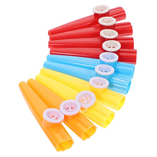 Alasum 10st Kazoo Spielzeug Spielset Ukulele-Partner Gitarrenpartner Mundinstrument Leicht Erlernbare Musikinstrumente Begleitinstrumente Pädagogisches Instrument Für Kinder Plastik von Alasum