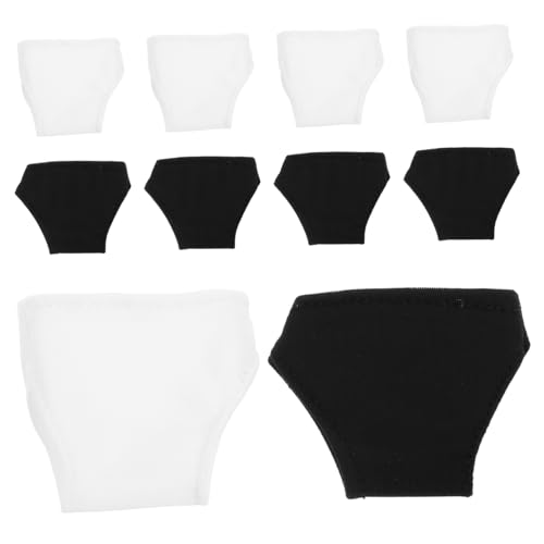 Alasum 10st Puppe Höschen Wiedergeborene Babypuppenwindeln Mein Leben Puppenzubehör Zieh Das Aus Und Gib Mir EIN Höschen Puppensocken Zubehör Für Wiedergeborene Babypuppen Polyester von Alasum