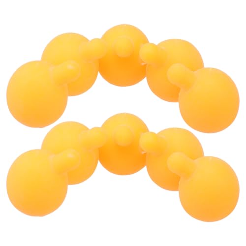 Alasum 10st Zubehör Für Puppenkernbälle Kneif-Squeeze-Ball Mini- Dampf-Wok Düsenschlauch Hausgurkenglas Artikel Einmachglas Drücken Sie Den Squeeze-Ball Orange Weiches Gummi von Alasum