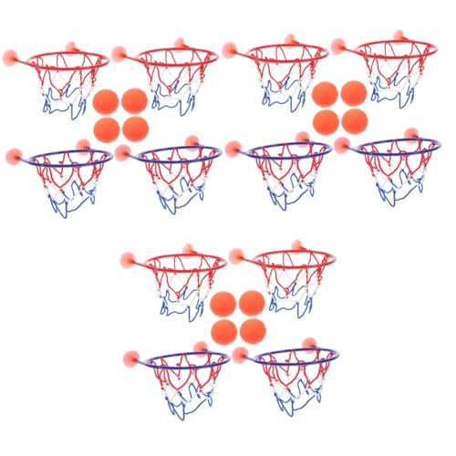 Alasum 12 STK Basketballkorb für Kinder wasserspielzeug für Kinder kinderwasserspielzeuge Sucker Toy Indoor-Basketballspielzeug Badespielzeug-Basketballkorb Basketball-Spielset für Kinder von Alasum