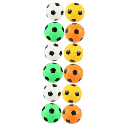 Alasum 12 STK Fußball PVC-Fußbälle aufblasbares Spielzeug für Kinder Outdoor-Spielzeug für Kinder Activity für Kinder Fussball Spielzeug Kinder spielsachen aufblasbare Fußbälle Green von Alasum