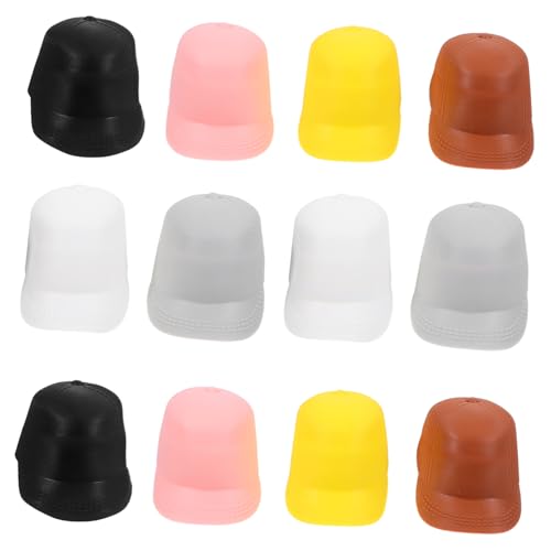 Alasum 12 Stück Teiliges Miniatur Kleine Plastikmützen für Puppen Farbige Mini Sonnenschutz Hüte Strapazierfähige Leichte Puppendeko für Bastelarbeiten und Puppenzubehör Alasum 12 Stück Teiliges Miniatur Kleine Plastikmützen für Puppen Farbige Mini Sonnenschutz Hüte Strapazierfähige Leichte Puppendeko für Bastelarbeiten und Puppenzubehör von Alasum