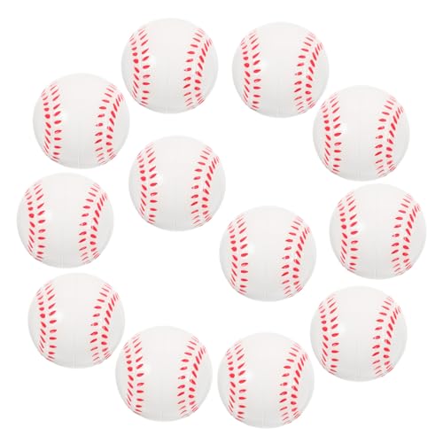 Alasum 12 Stück Weiche Softbälle Zum Üben Training Baseball Training Softbälle Pu Softball Trainingsbälle von Alasum