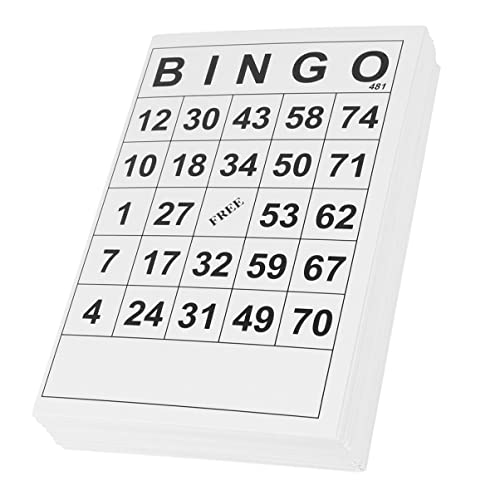 Alasum 120st Bingo-Karte Bingokarten Wiederverwendbar Familienspiele Kinderspiele Sequenz Brettspiel Kartenspiele Planke Stundenspiel Bingo-kleckser -Tablet Beschichtetes Papier von Alasum