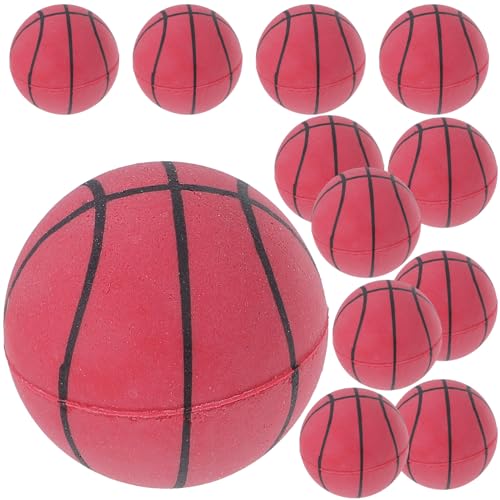 Alasum 12St Mini-Basketball für kinderspielzeug Toys Schaumstoffbälle geschmolzener Basketball -Basketball Hüpfball für Plastik Orange von Alasum