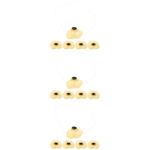 Alasum 15 STK Schweinenase Tierrequisite verkleiden kompakte Tiernase Geburtstagsdekorationen für Hunde Tierkostüm tiermasken Tier Masken kompaktes Tier tragbare Tierrequisiten Vinyl von Alasum
