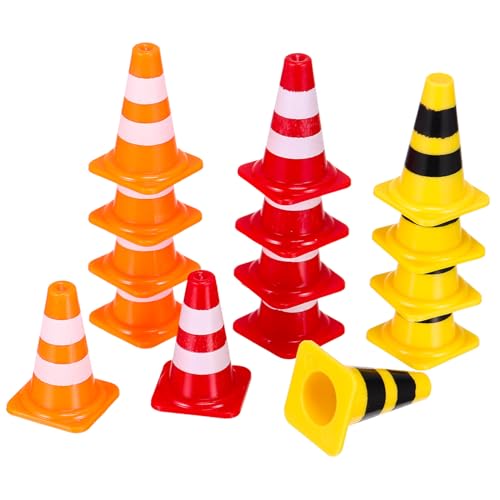 Alasum 15 STK. Teiliges Mini Verkehrskegel Bunte Verkehrsschilder für Realistische Baustellen Absperrung Pädagogisches Lernspielzeug Kreativität und Farberkennung Alasum 15 STK. Teiliges Mini Verkehrskegel Bunte Verkehrsschilder für Realistische Baustellen Absperrung Pädagogisches Lernspielzeug Kreativität und Farberkennung von Alasum