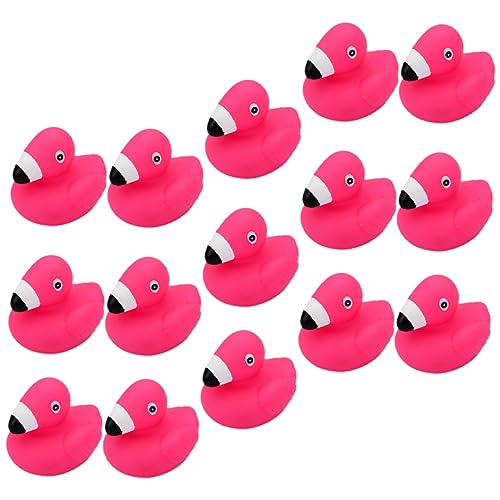 Alasum 15 Stück Kinder Wasserspielzeug Rosa Flamingo Mini Flamingo Spielzeug Flamingo Enten Flamingo Kinderspielzeug Kinderspielzeug Mini Spielzeug Für Kinder Mini Enten von Alasum