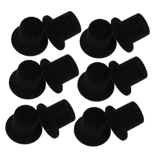 Alasum 15 Stück Teiliges Mini Hut aus Flockiertem Harz Kleine Puppen und Schneemann Deko DIY Bastelaccessoires für und Handgemachte Miniaturdekoration Alasum 15 Stück Teiliges Mini Hut aus Flockiertem Harz Kleine Puppen und Schneemann Deko DIY Bastelaccessoires für und Handgemachte Miniaturdekoration von Alasum