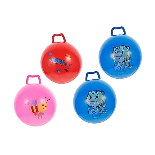 Alasum 16 STK Schläger Handhaben Wasserball-Spielzeug Interaktive Kinderbälle Mini-hop-Ball Tierischer Hüpfball Hüpfbälle Für Kinder Süße Springende Bälle Kindergeburtstag Spiel PVC von Alasum