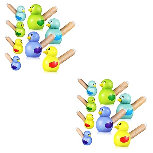 Alasum 16 Stk Pfeife für Kinder Kinderspielzeug Vogel Figur pfeift musical toy instruments party spielzeug für kinder kleine Vogelspielzeuge Pfeifspielzeug für Kinder hölzern von Alasum