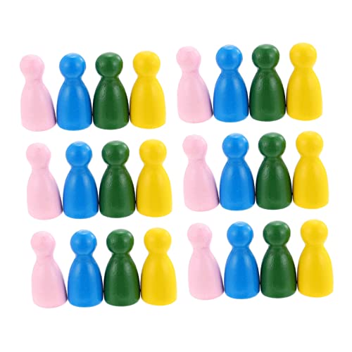 Alasum 160 STK Zubehör für Brettspiele spielsachen für Kinder schachfiguren Spielfiguren Flugschach Schachfigur Schachbrett Spielzeug Brettspiel Schachfigur Flugschachfigur aus Holz von Alasum