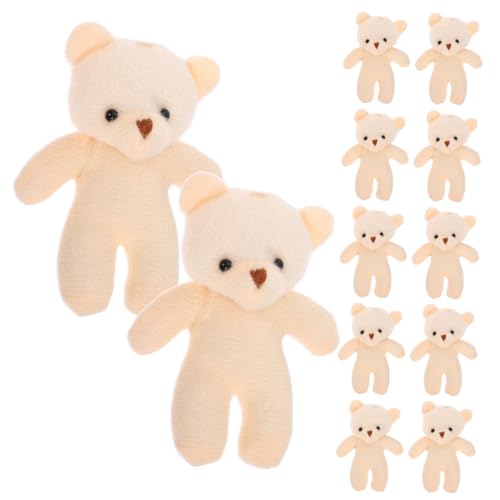 Alasum 180 STK Mini-Puppe kuschelbären Little Bear Mini teddybären plüschbär Kuschelbärchen kleine Kuscheltiere weiches Spielzeug süßer Minibär Bärenanhänger Wohnaccessoire PP Baumwolle von Alasum