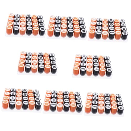 Alasum 192 Stk Stempel Spielzeug Halloween-Kinder Halloween-Selbsttinte halloween theme halloween kinder Stamper zum Thema Festival Stempelspielzeug aus Kunststoff Plastik Colorful von Alasum